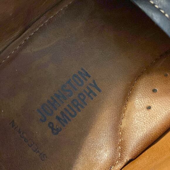 Johnston & Murphy Passport Saddle Lace Up Oxford Brown Size 13 - Picture 4 of 7
